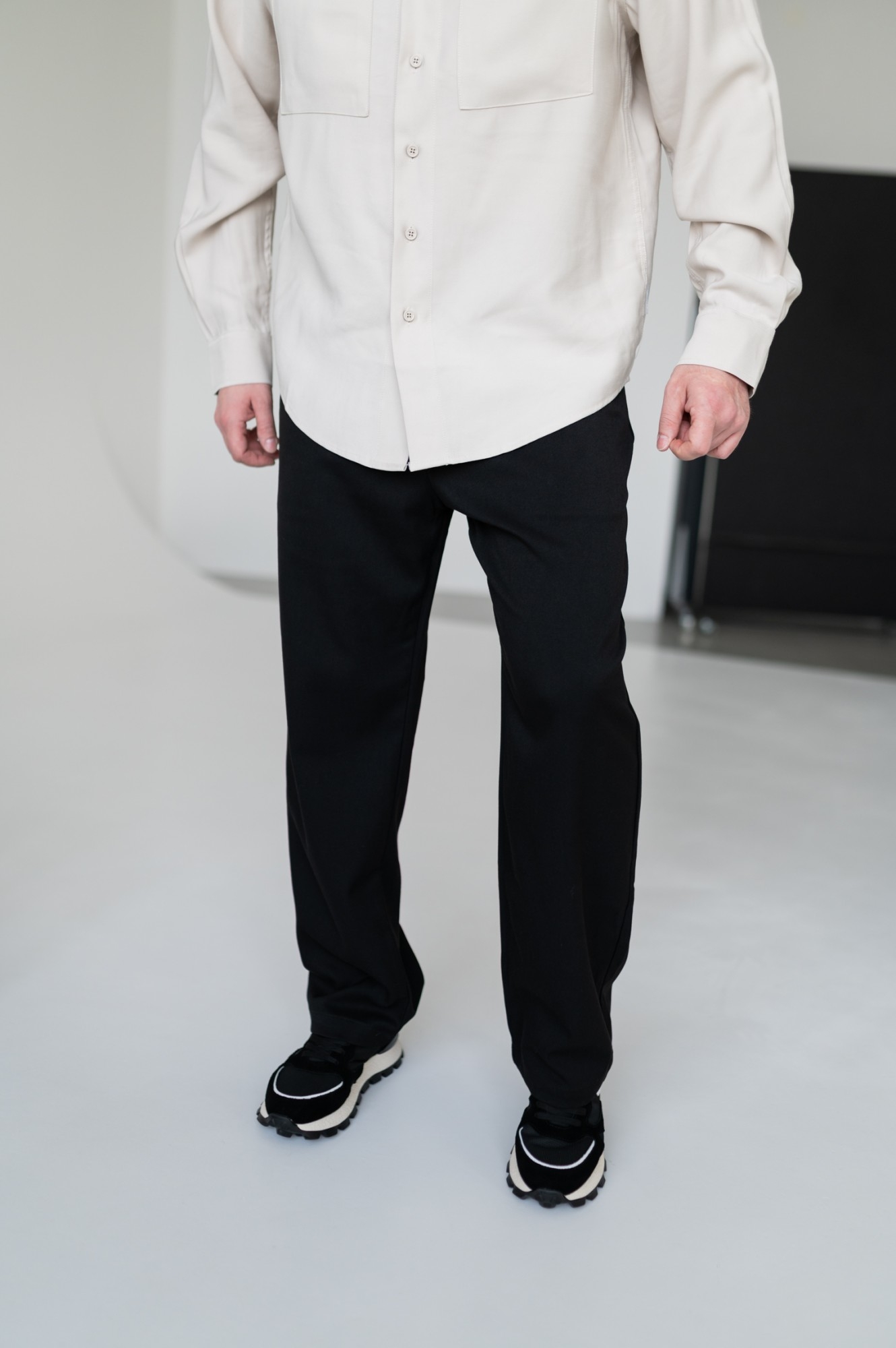 Модные брюки с широкой штаниной CMT (B011)