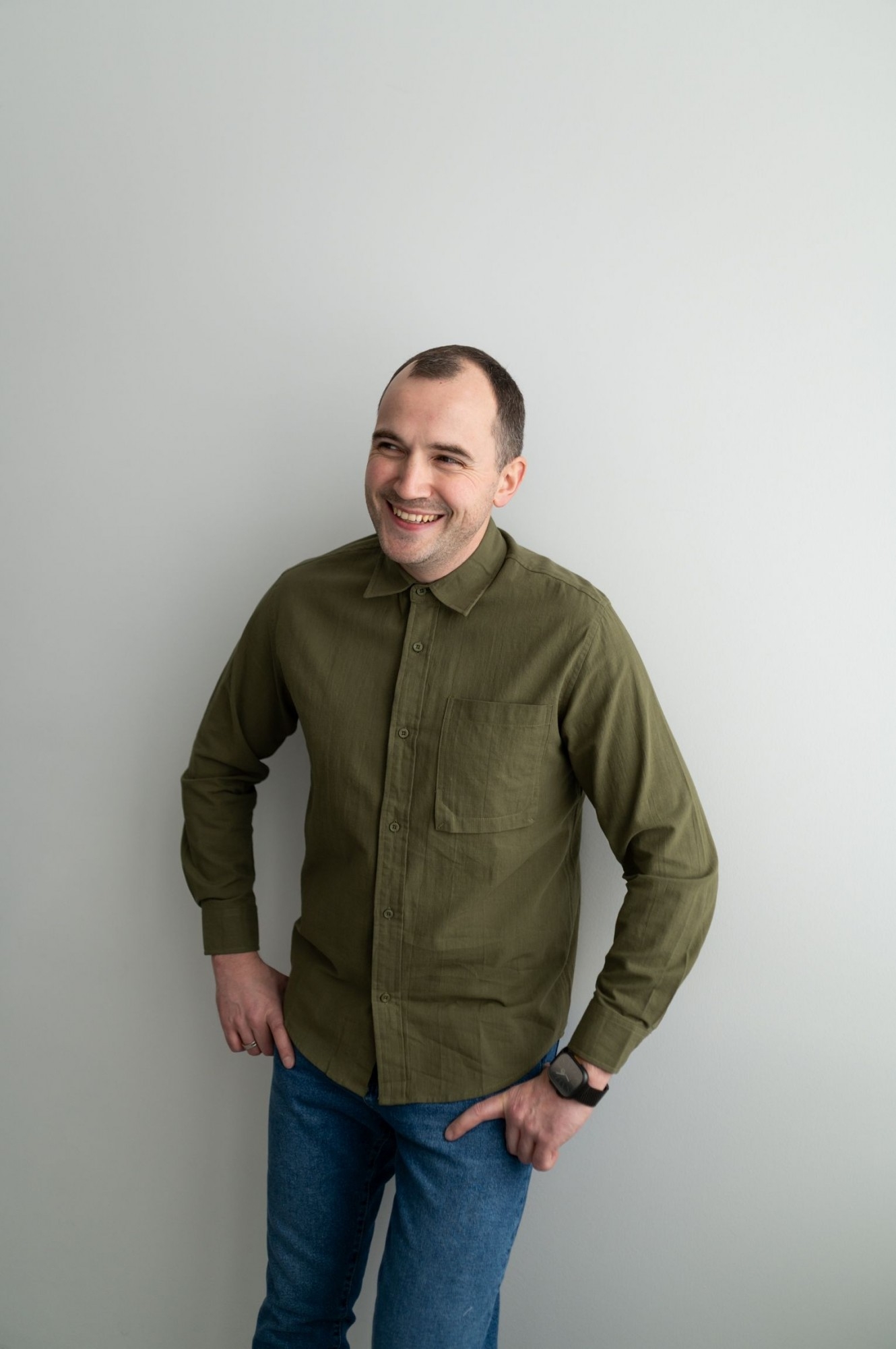 Зелёная рубашка CMT (S016) 