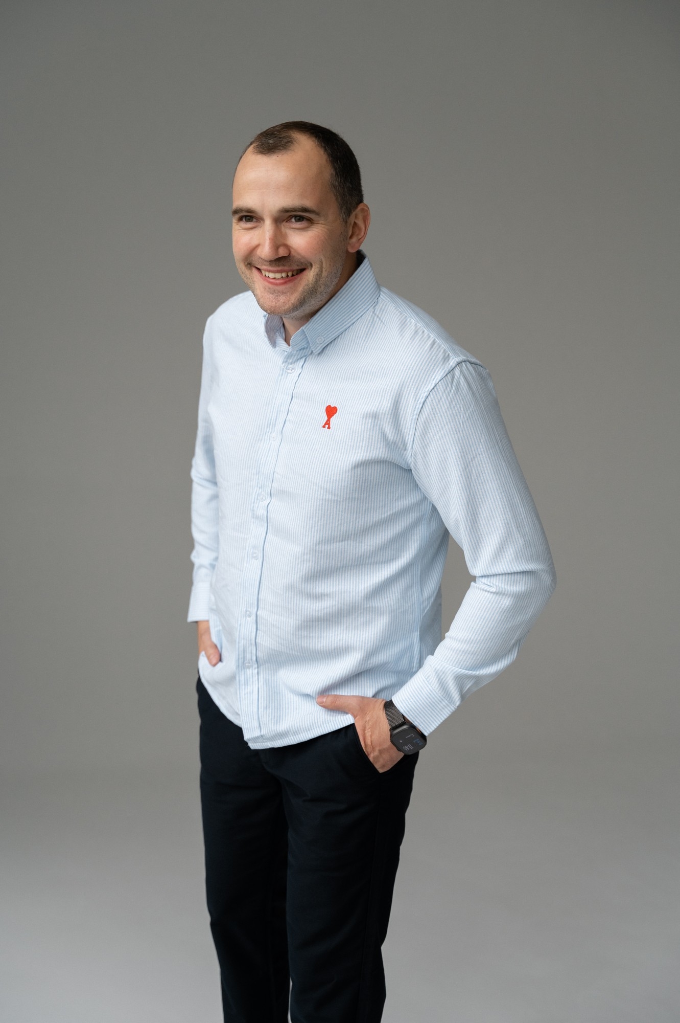 Рубашка в полоску CMT (S028)