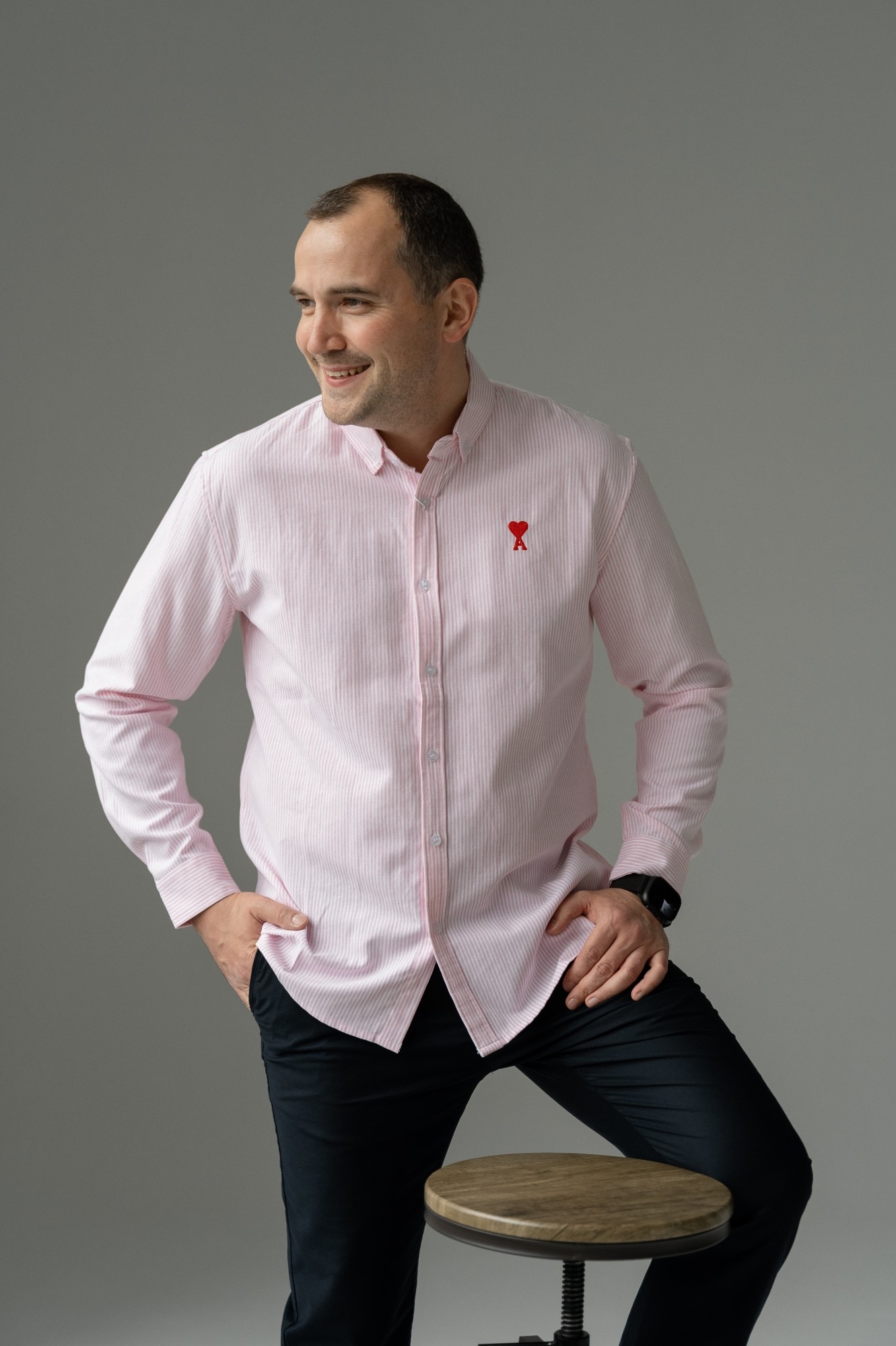 Рубашка в полоску CMT (S029)