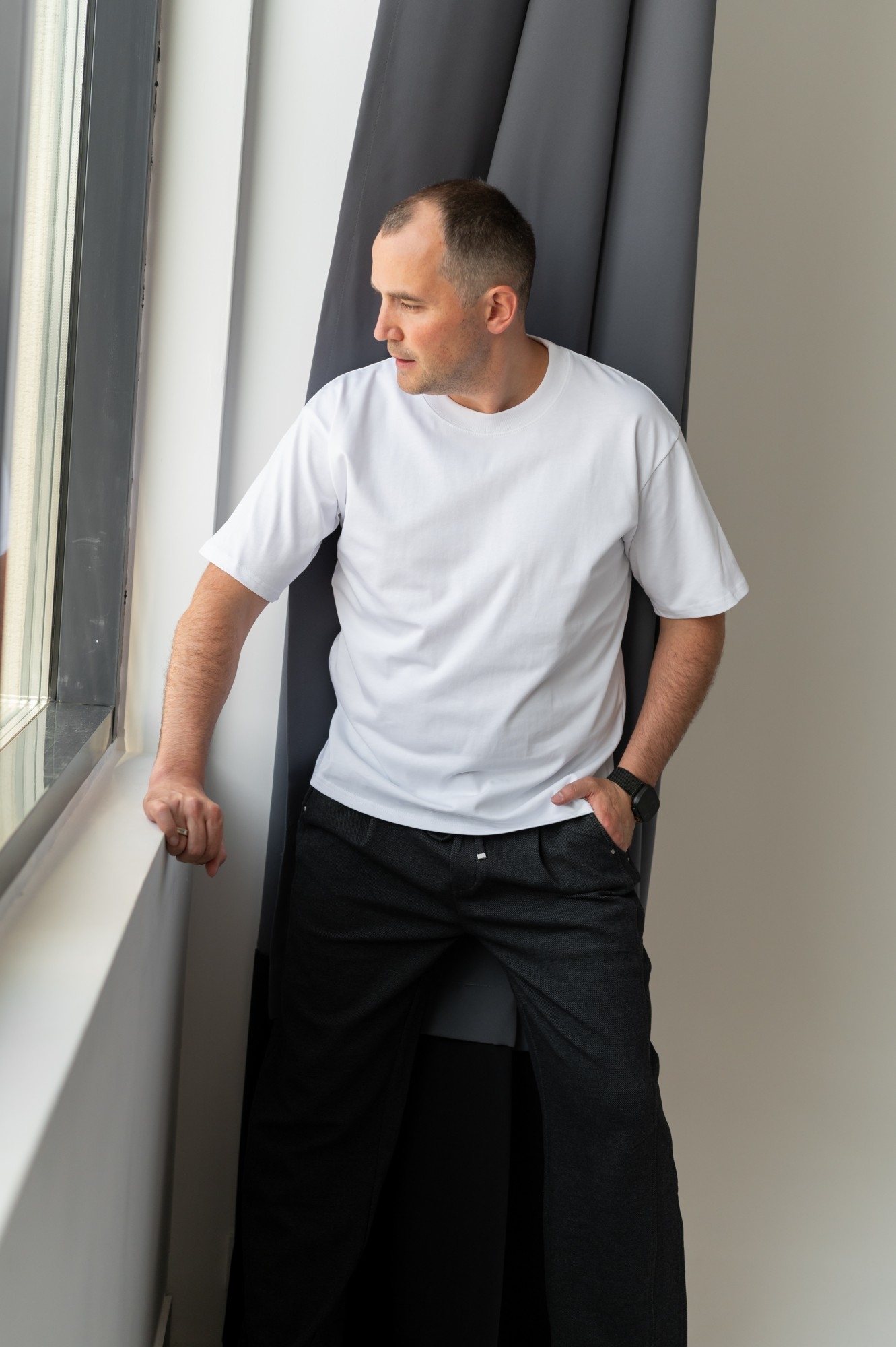 Базовая белая майка CMT (M006) 