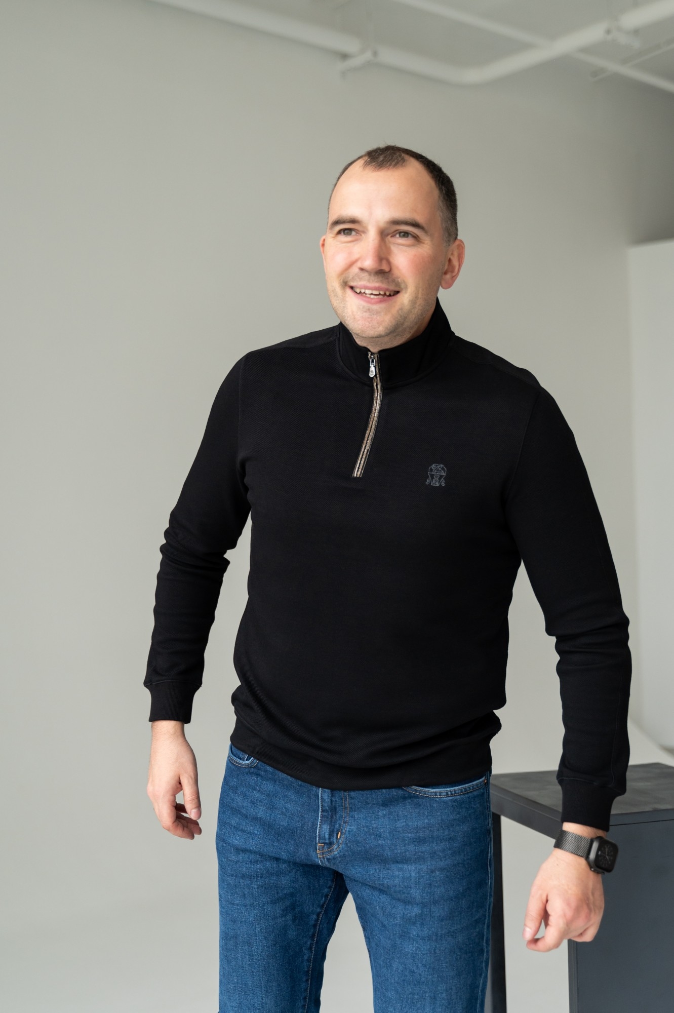 Пуловер с полузамком CMT (K011)