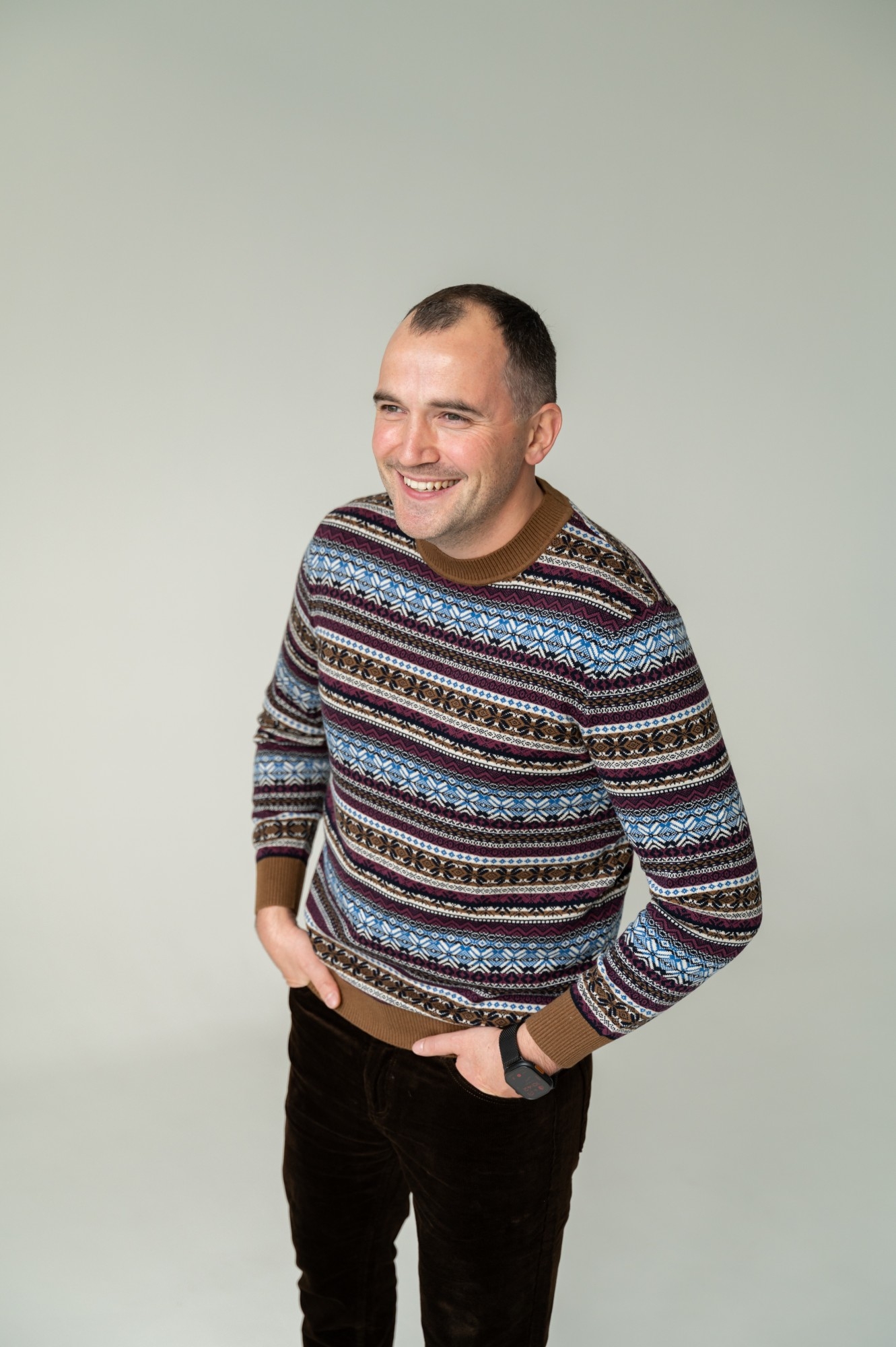 Пуловер с натуральной шерстью CMT (K012)