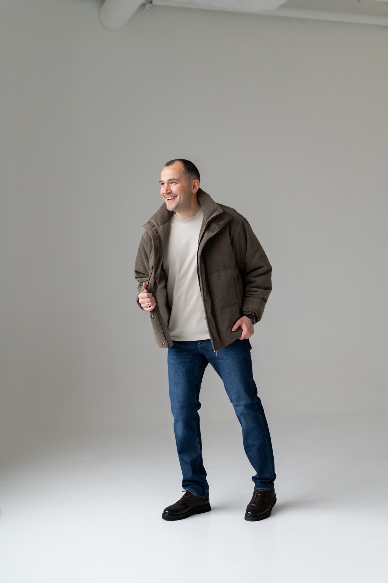 Пуховик хаки CMT (U14)