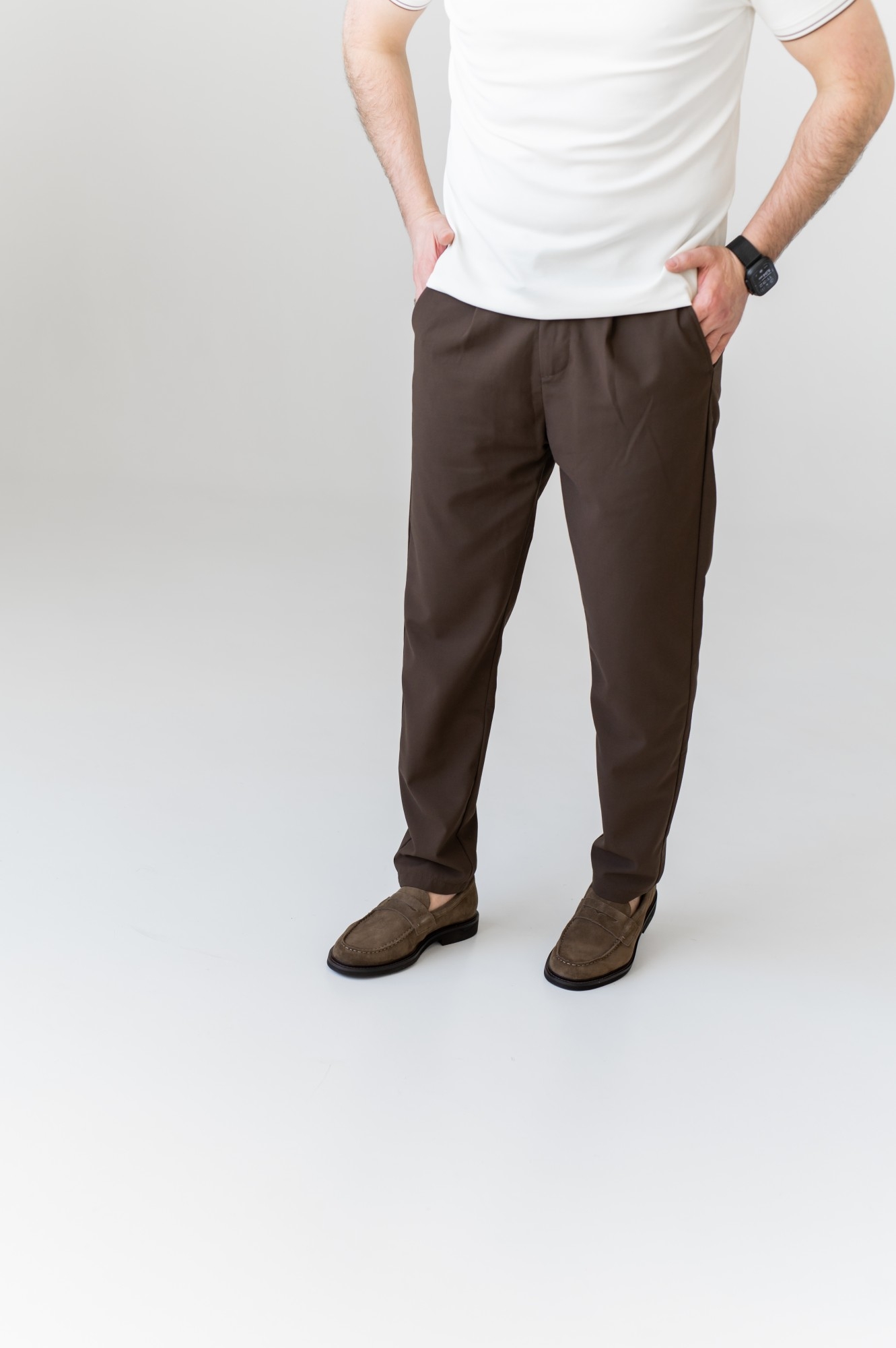 Брюки коричневые CMT ((B051)