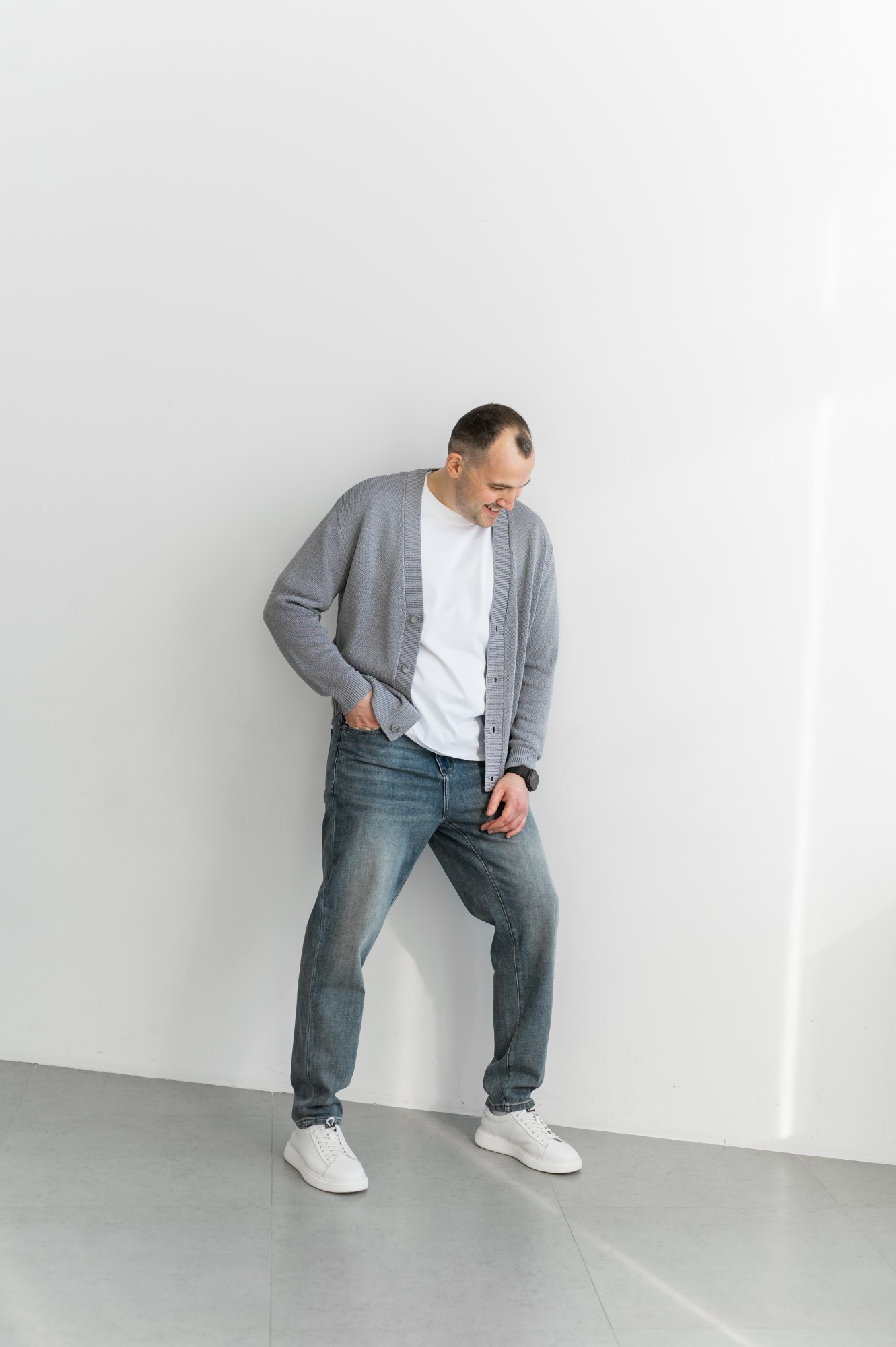 Кардиган серый CMT (K002)