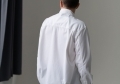 Белая рубашка оверсайз с замком CMT (S010)